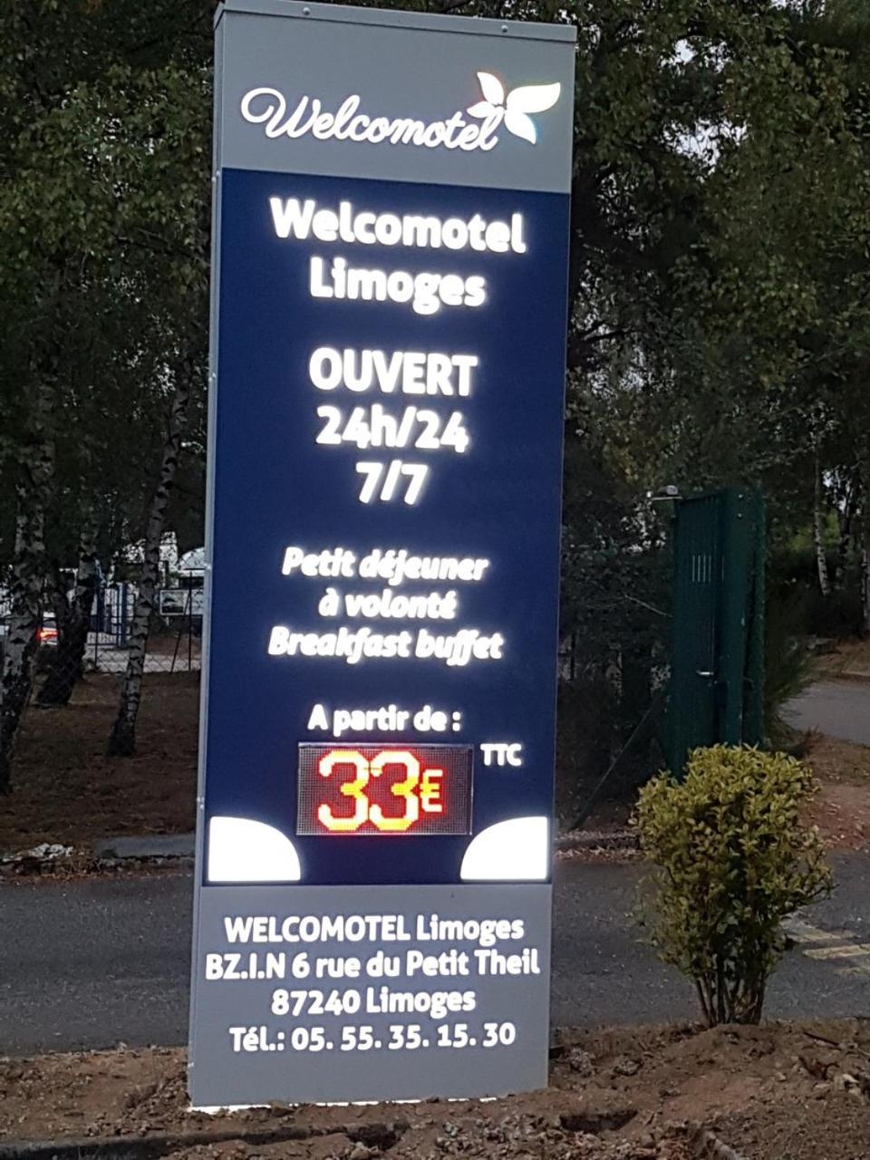 Welcomotel Limoges Exteriör bild